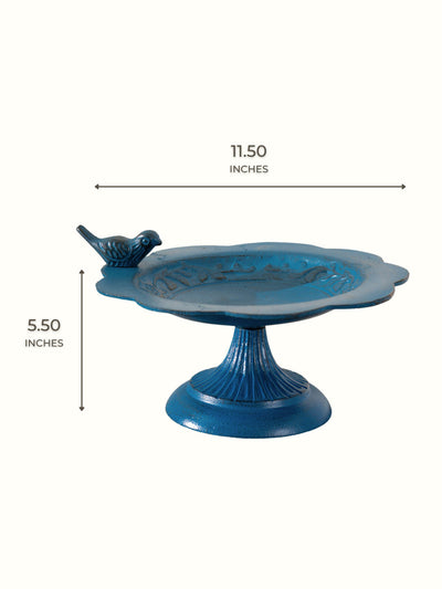 Bird Bath Leaf Pattern Platter