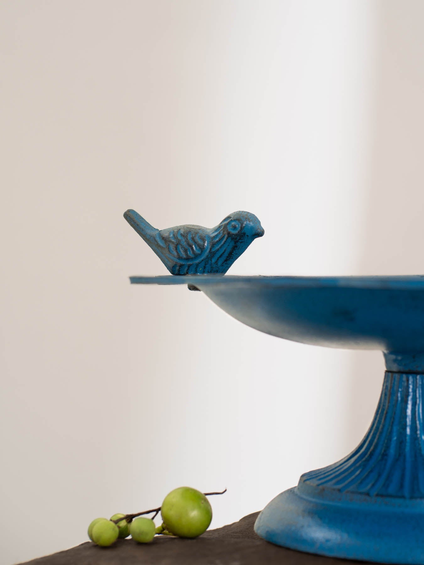 Bird Bath Leaf Pattern Platter