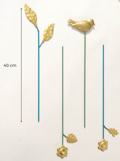 Golden Motif Decorative Stick - Set Of 4