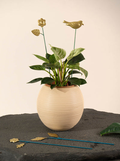 Golden Motif Decorative Stick - Set Of 4