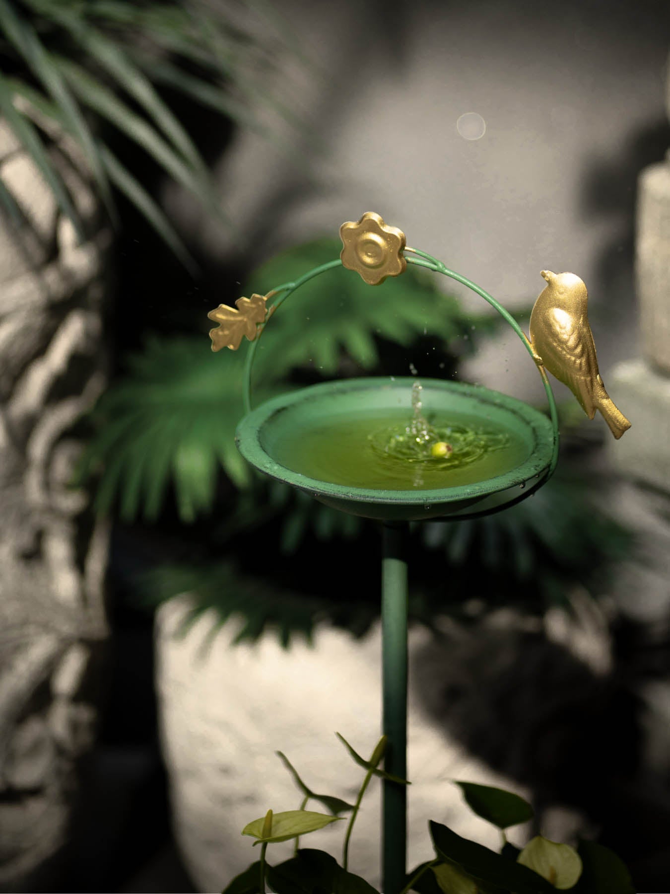 Golden Motif Mud Stick - Green