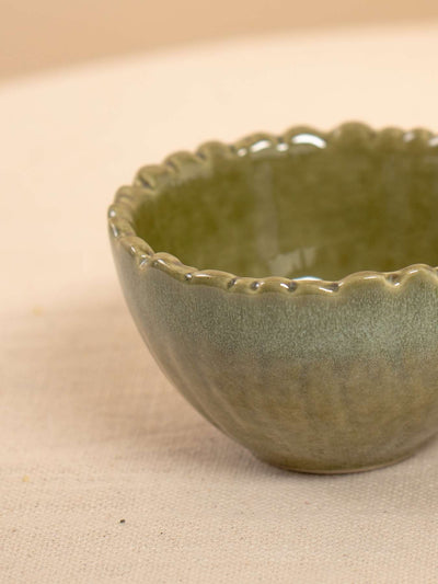 Green Nut Bowl (Set of 2)