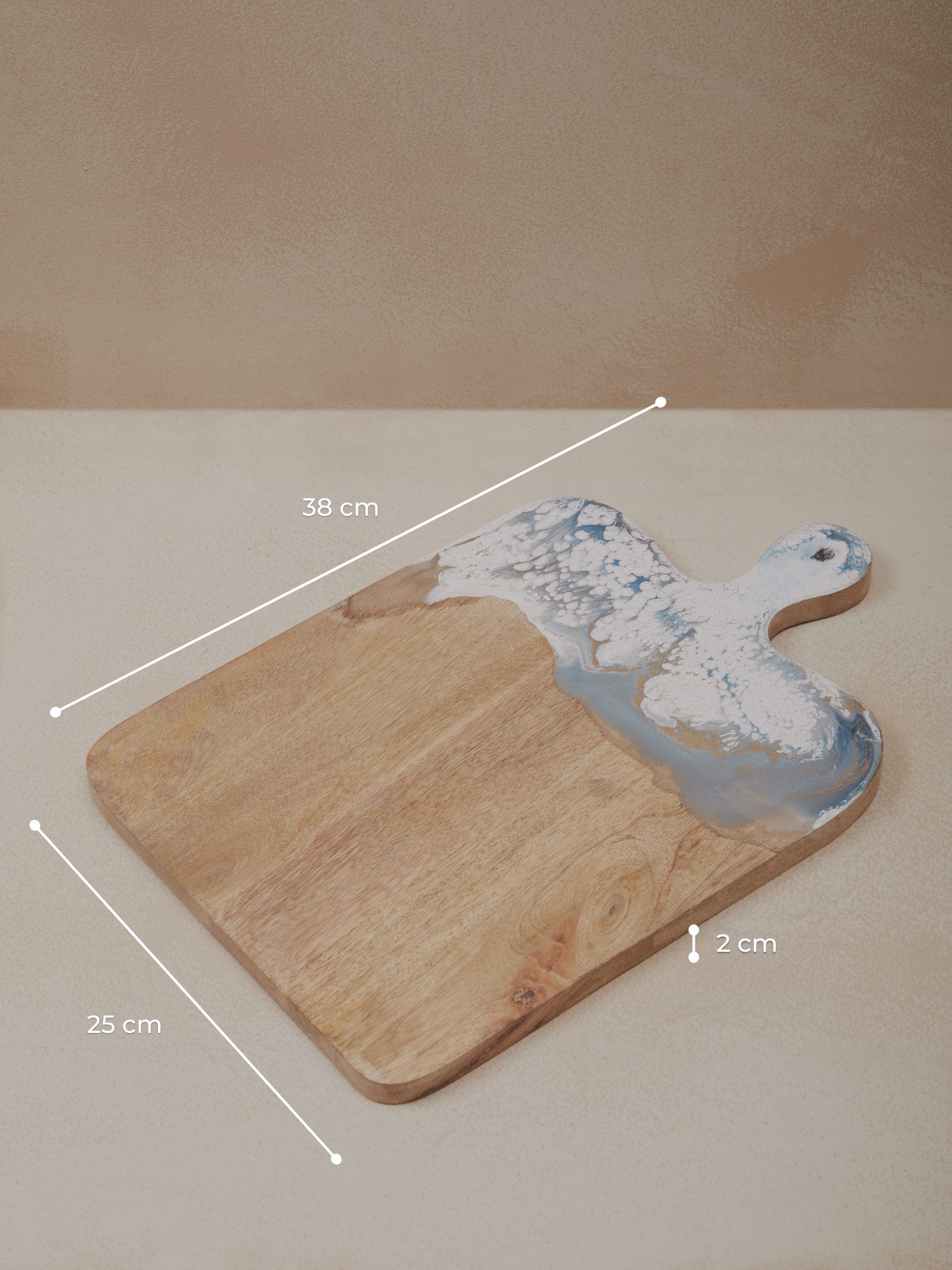 Resin Finish Wooden Serving Board