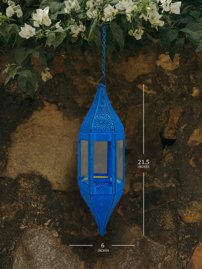 Jali Lantern With Glass