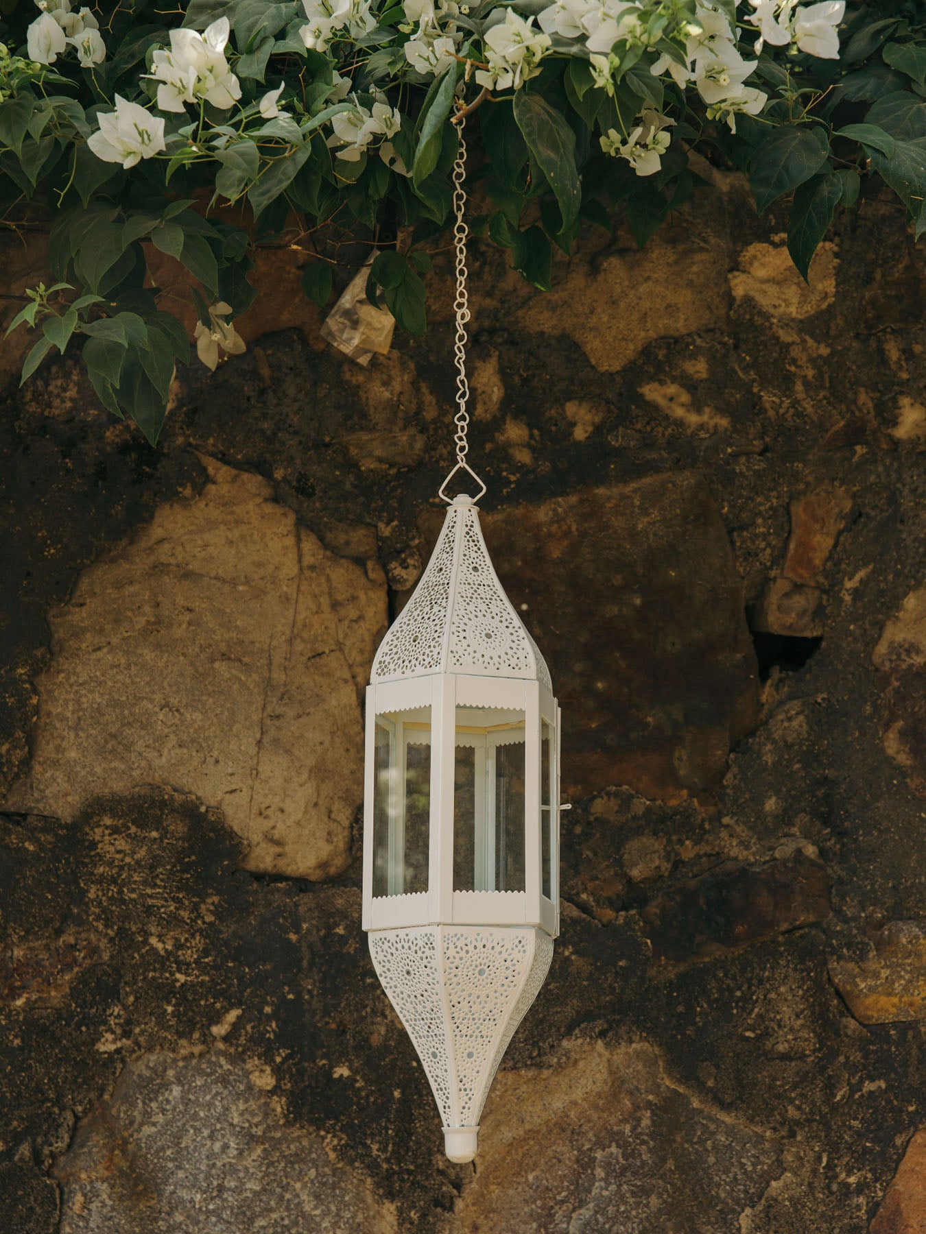 Jali Lantern With Glass