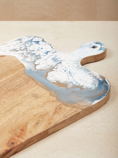 Resin Finish Wooden Serving Board