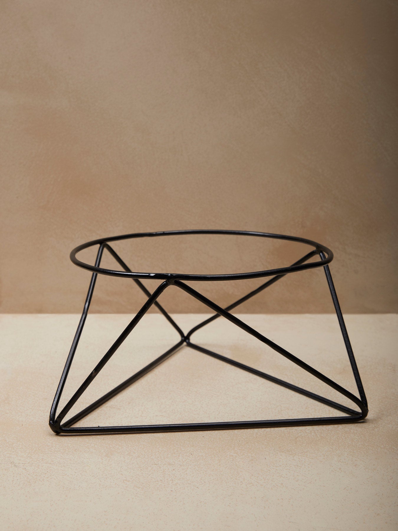 Elevated Geometrical Serving Board Stand