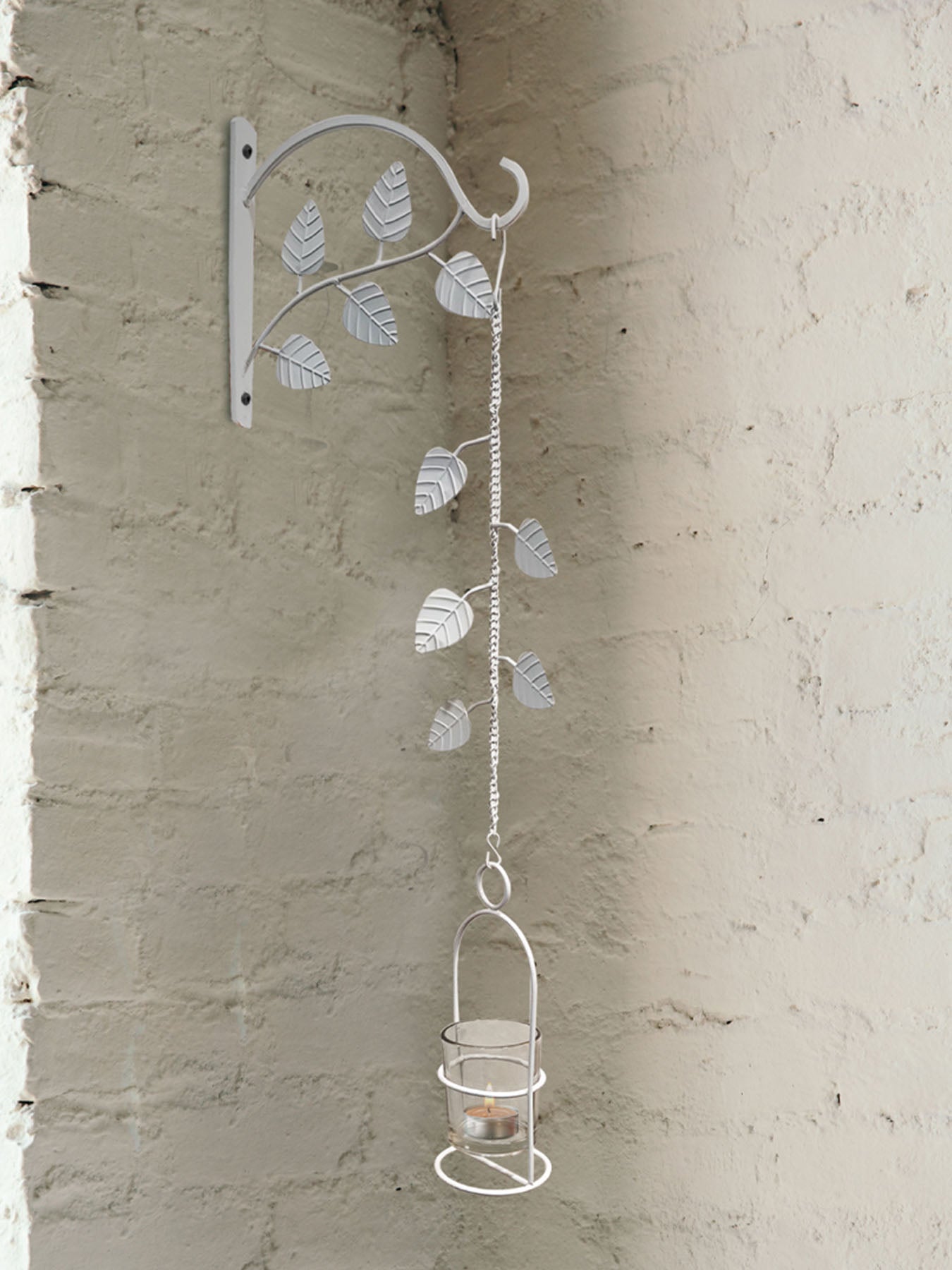 Leaf Tea Light Bracket Lantern