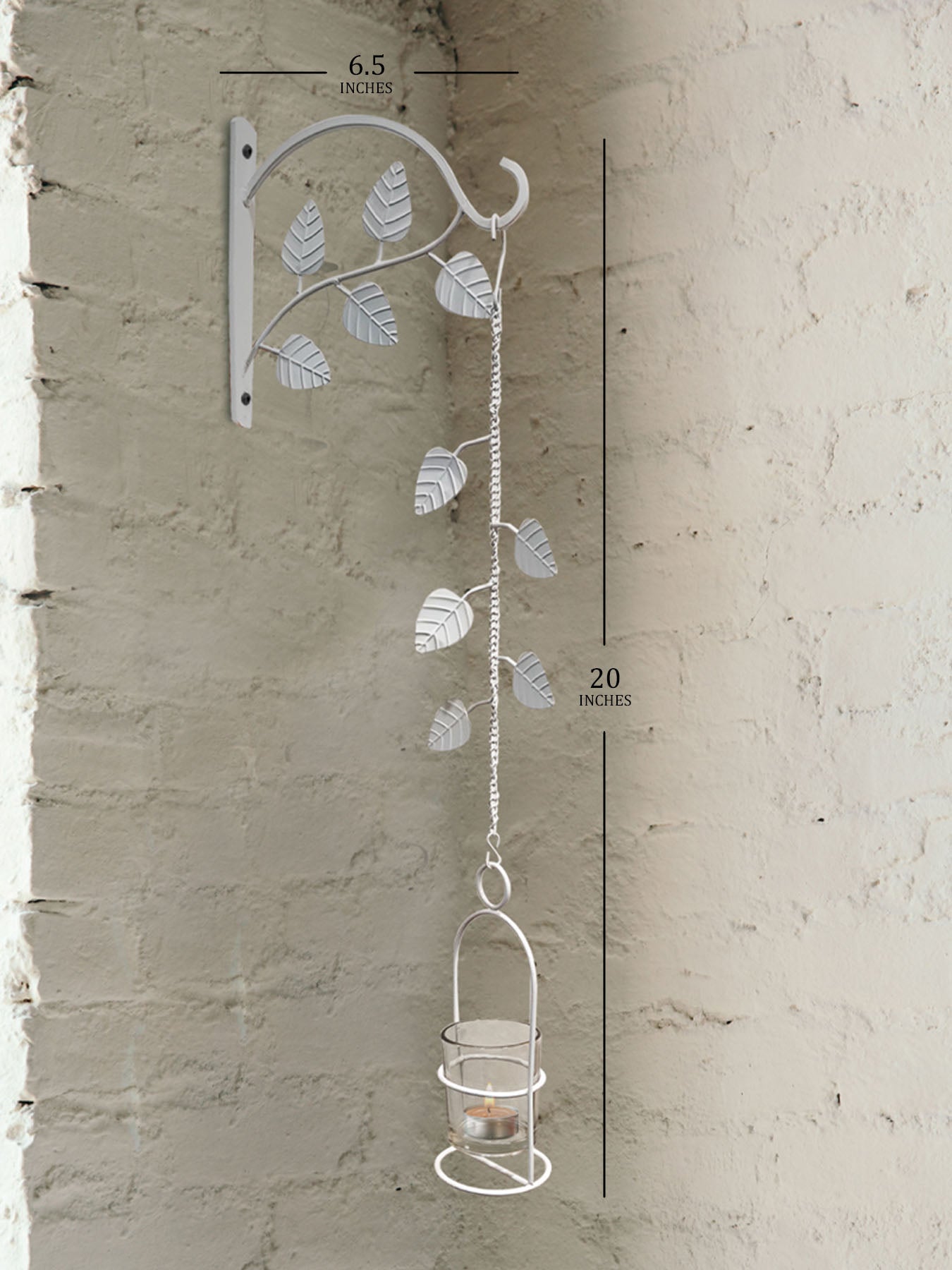 Leaf Tea Light Bracket Lantern